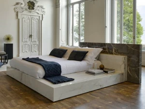 FranchiUmbertoMarmi Двуспальная кровать из мрамора Mattis