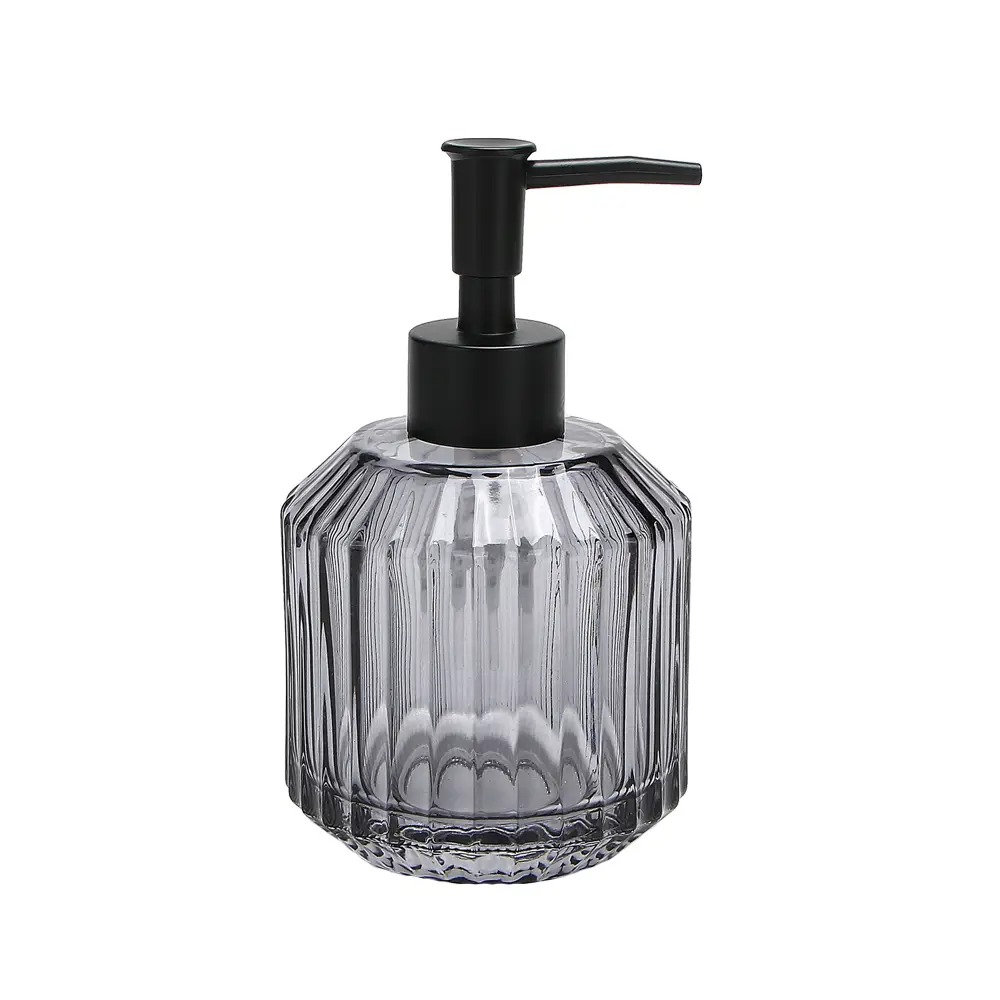 Дозатор для мыла шерон стекло черный Santreyd STLM-2092034