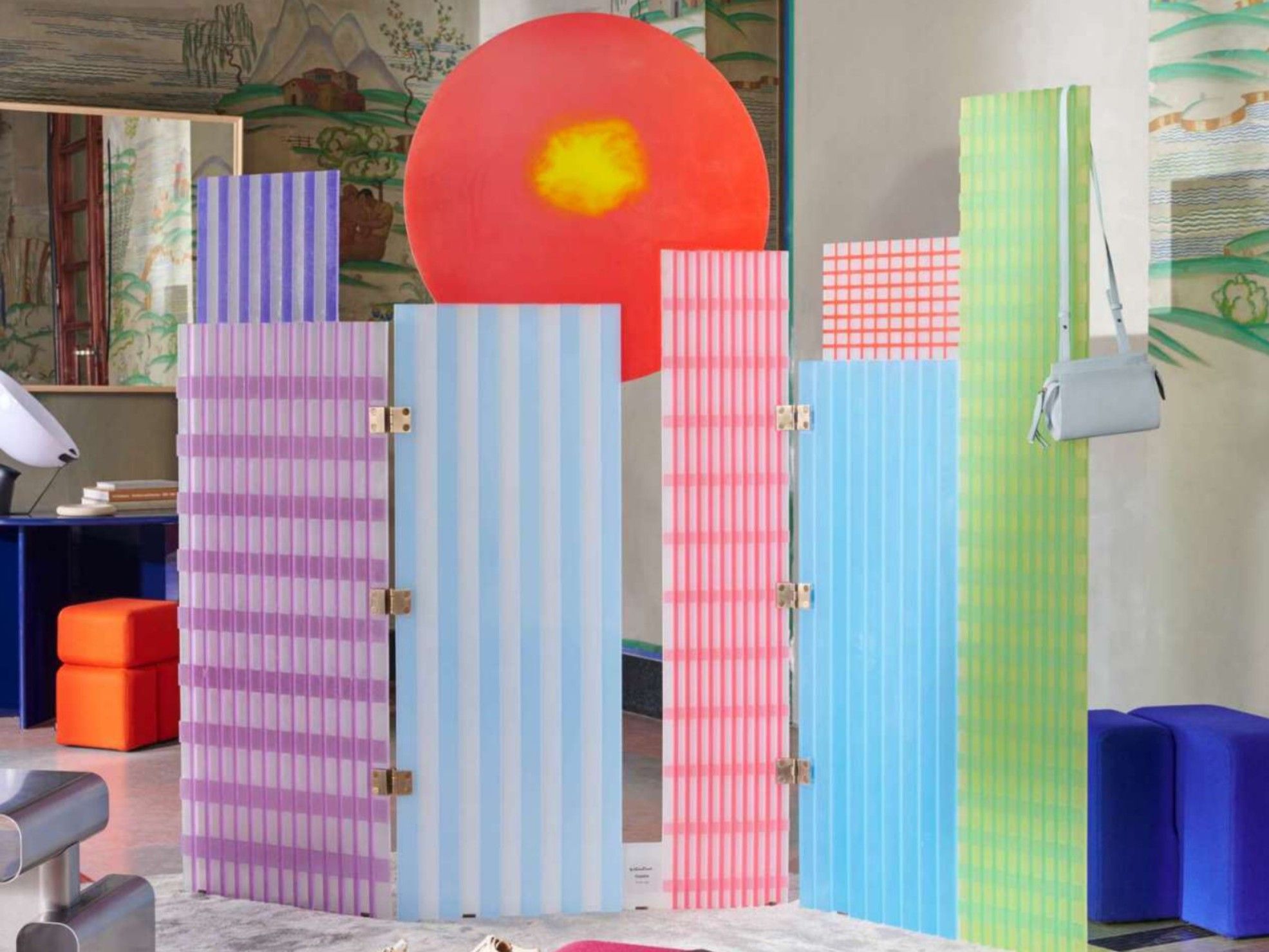 Экран из смолы CASSINA закат в Нью-Йорке ARCH-00016657