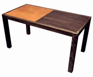 Garbarino Низкий прямоугольный журнальный столик из дуба Elementare