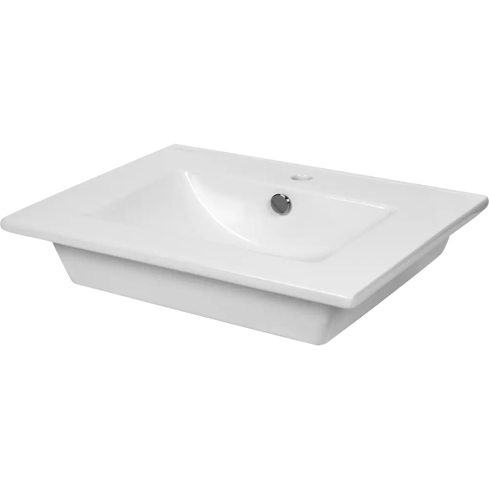 SANITA LUXE Квадро 60 — накладная раковина для тумбы Торонто 17215631 STLM-0007663 - Вид №1