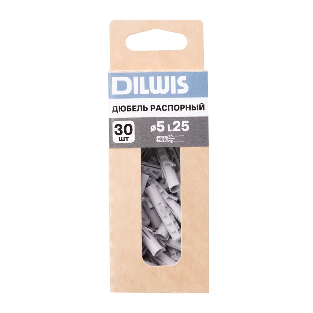 Дюбель распорный нейлоновый Dilwis 5x25мм 30 шт STLM-2114751 - Вид №6