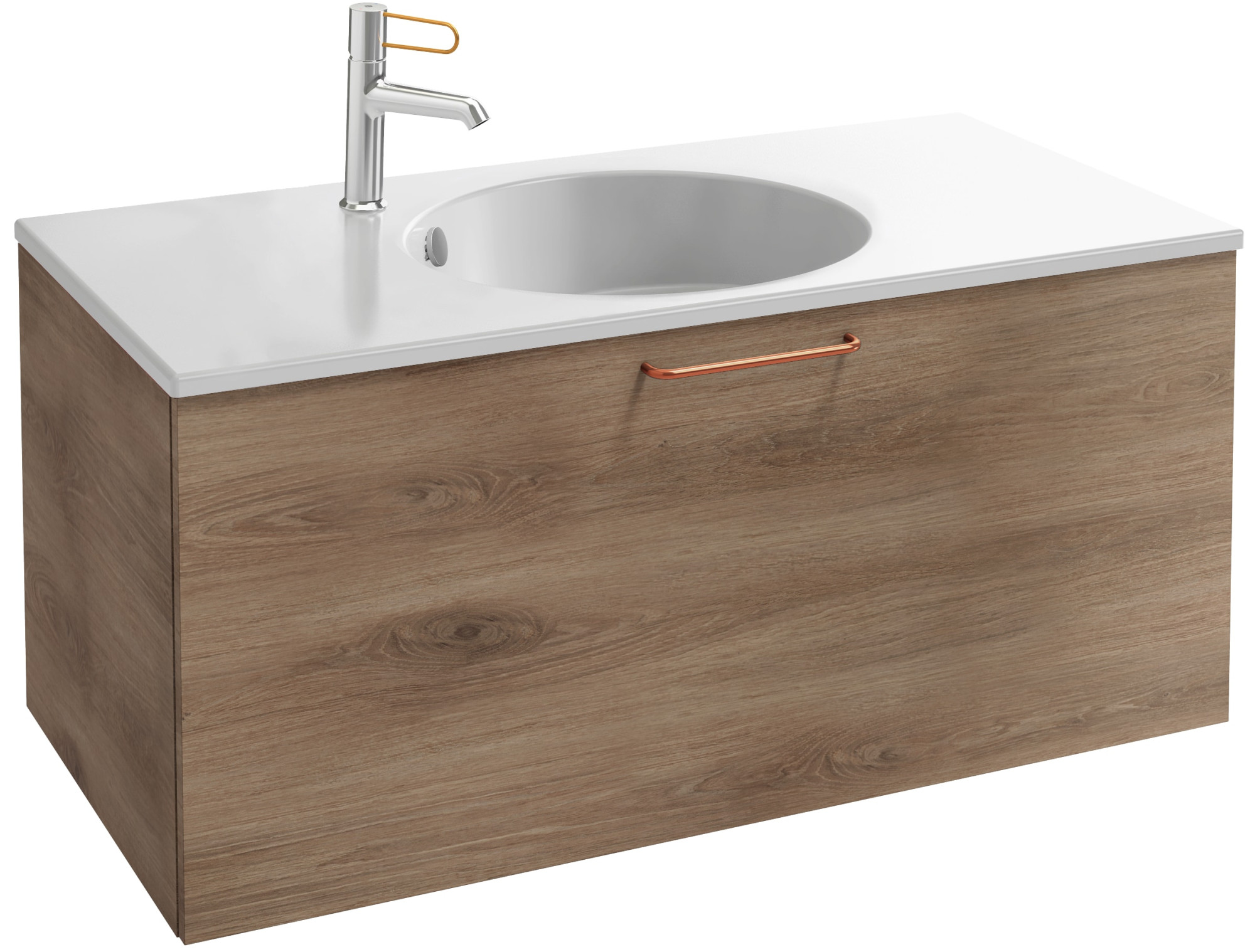 EB2513-R7-E52 Тумба под столешницу 90 см, 1 верхний ящик, хромированная ручка JACOB DELAFON ODÉON RIVE GAUCHE ODEON RIVE GAUCHE