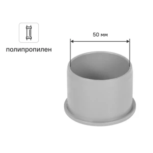 Заглушка Pro Aqua 50 мм полипропилен