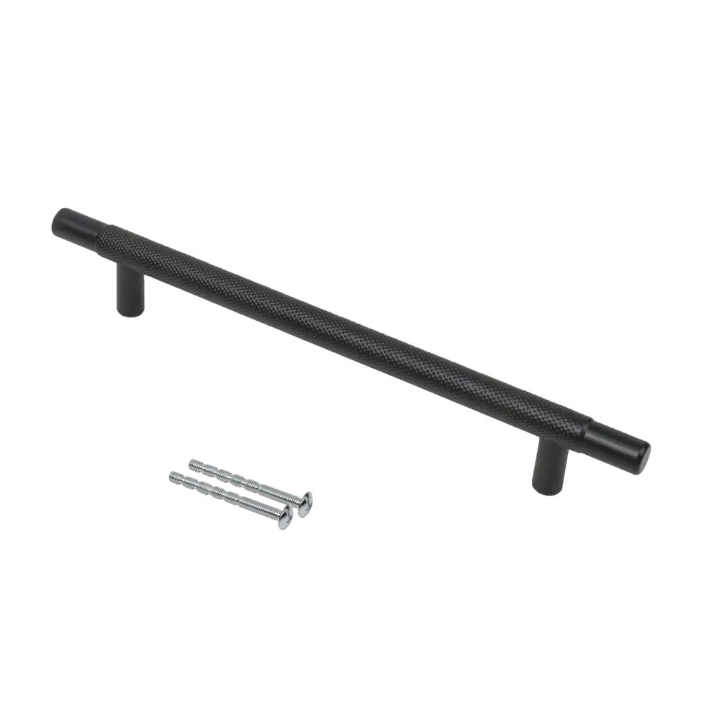 Мебельная ручка-рейлинг Cobra матовый черный 160 мм AKS STLM-2059820 - Вид №2