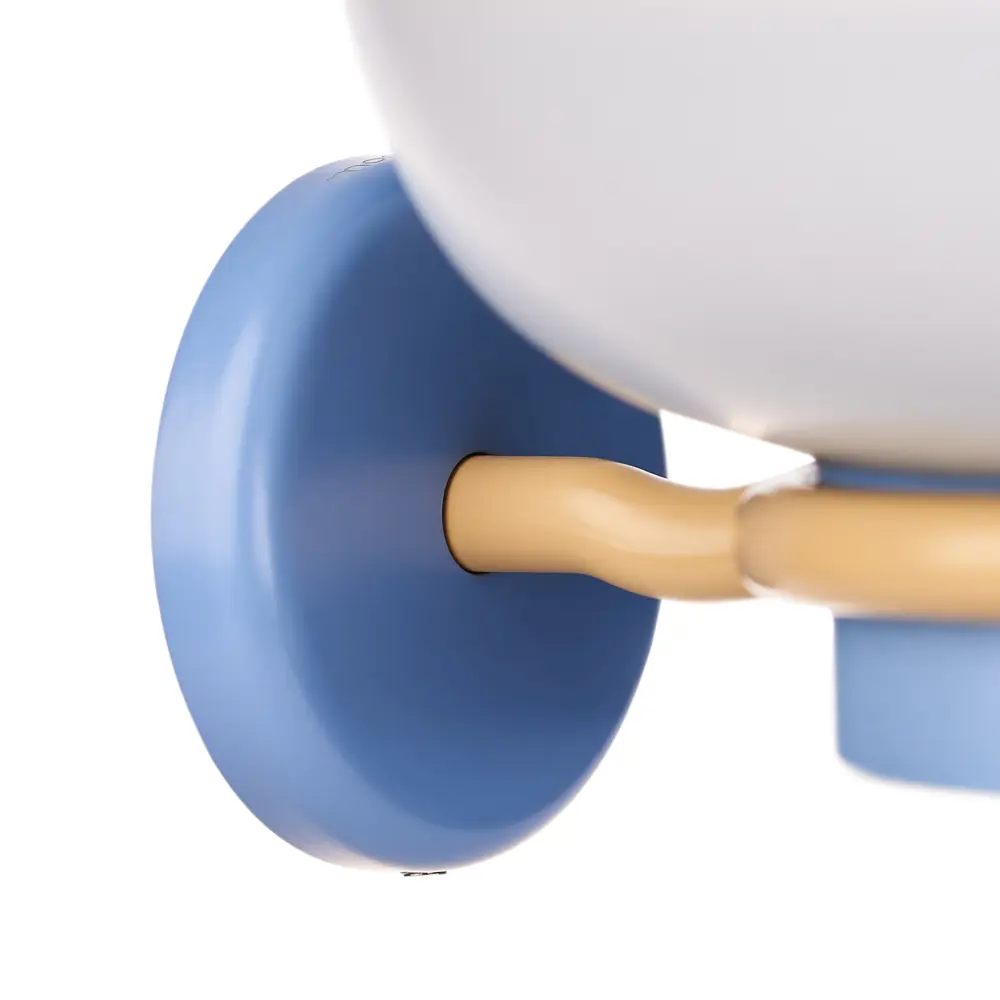 Мыльница Moroshka Antrim настенная керамика цвет бело-голубой STLM-2027470 - Вид №2