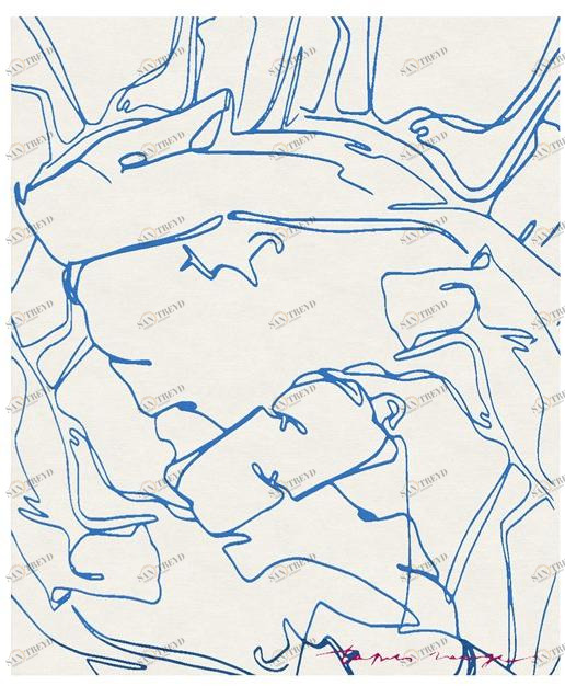 Tapis Rouge Прямоугольный коврик ручной работы Val camonica Tr 1717