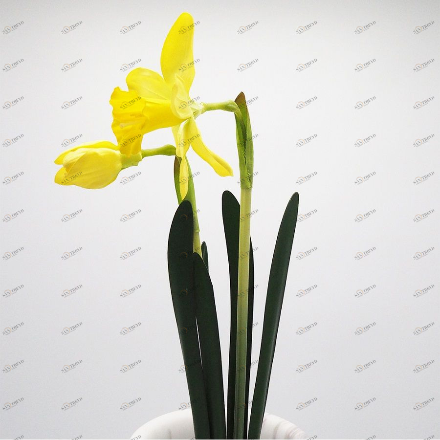 Букет желтых нарциссов искусственных 50 см Mr Plant 151550