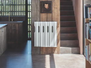 Настенный алюминиевый горизонтальный полотенцесушитель