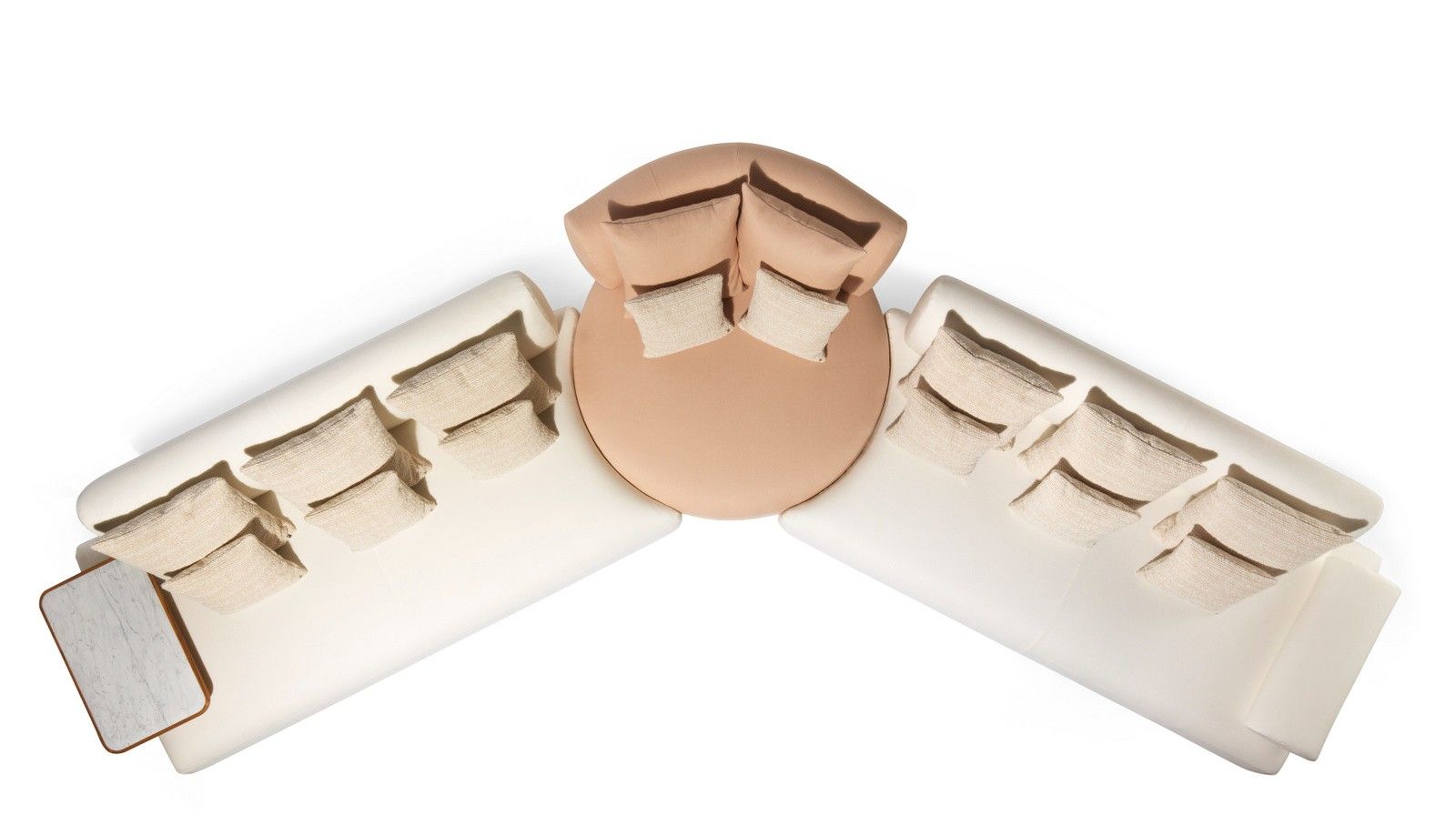 Кожаный диван Visionnaire ILARIO ARCH-00024284 - Вид №1