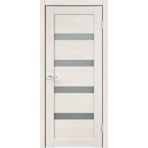 Комплект двери Лайн 2 со стеклом 70x200 см Hardflex цвет дуб тернер белый с добором 150 мм