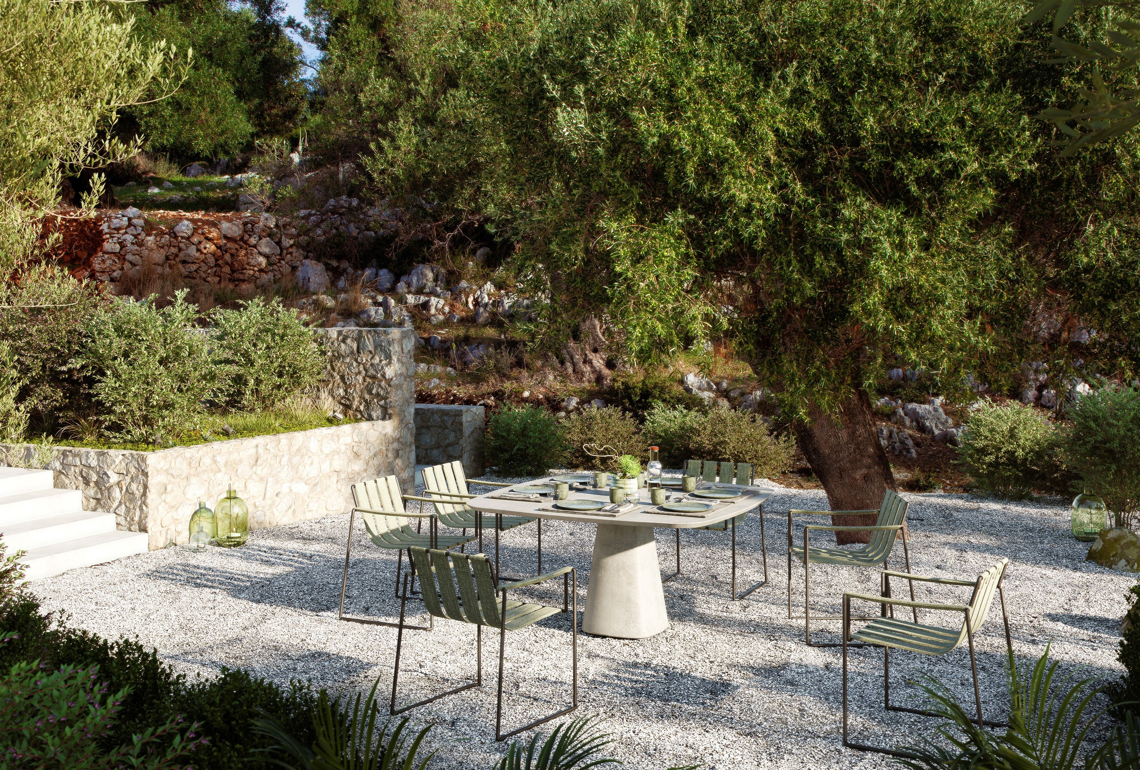 Садовое кресло из кожзаменителя с подлокотниками Royal Botania Strappy ARCH-00152367 - Вид №2