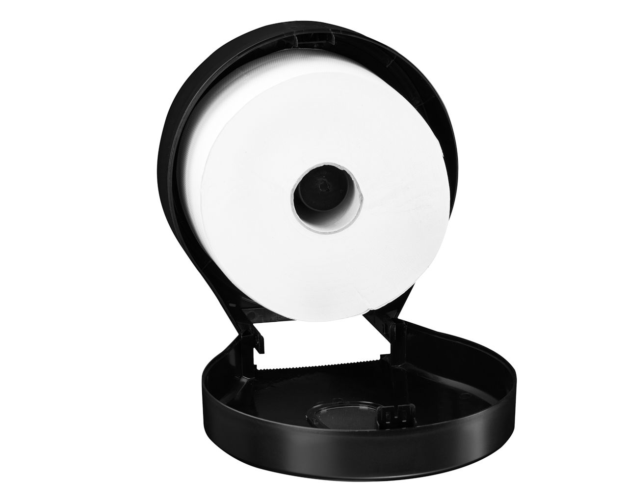 BEC101 Держатель рулона туалетной бумаги ONE, пластик АБС, черный Merida  - Вид №5