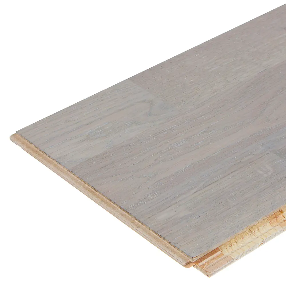 Паркетная доска трёхполосная «Дуб Мистри ВК» лак 1.58 м² Santreyd STLM-2042023 - Вид №2