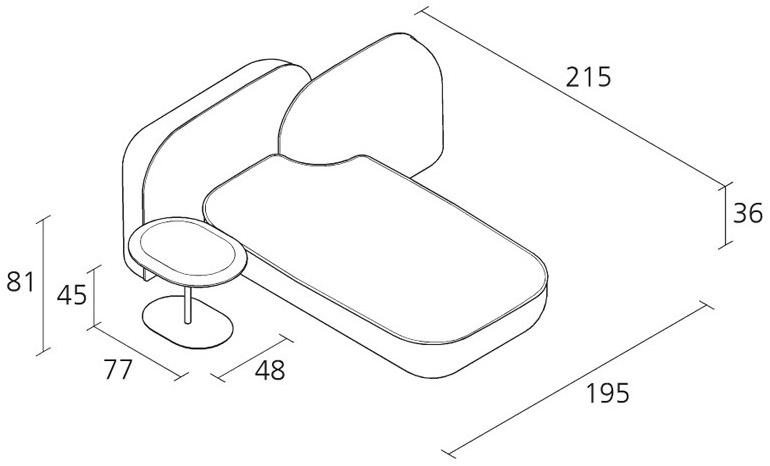 Alias Модульный секционный диван Okome sun-id-1421104 - Вид №1