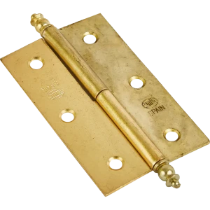 Петля мебельная карточная съёмная правая Amig 541 70x45 мм сталь цвет золото