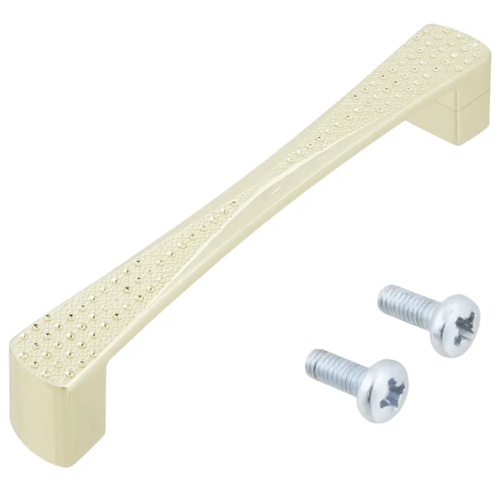 Мебельная ручка-скоба Jet 143 128 мм ЦАМ золото STLM-2172653 - Вид №1