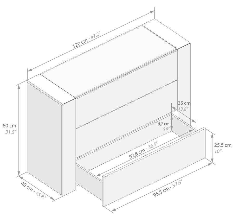 Облагороженный комод Mobili Fiver IACOPO ARCH-00108698 - Вид №11