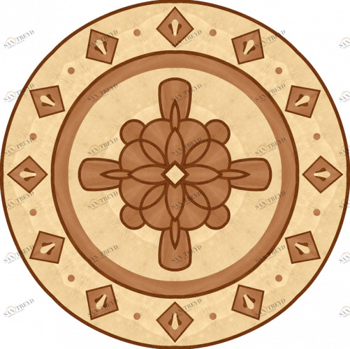 Розетка Адам и Ева Русская классика 76772