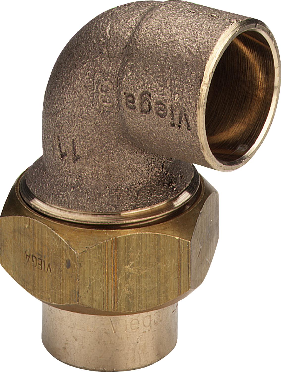 Viega Соединительный элемент резьбовой разъемный 90° 94096 (133276) 133 276