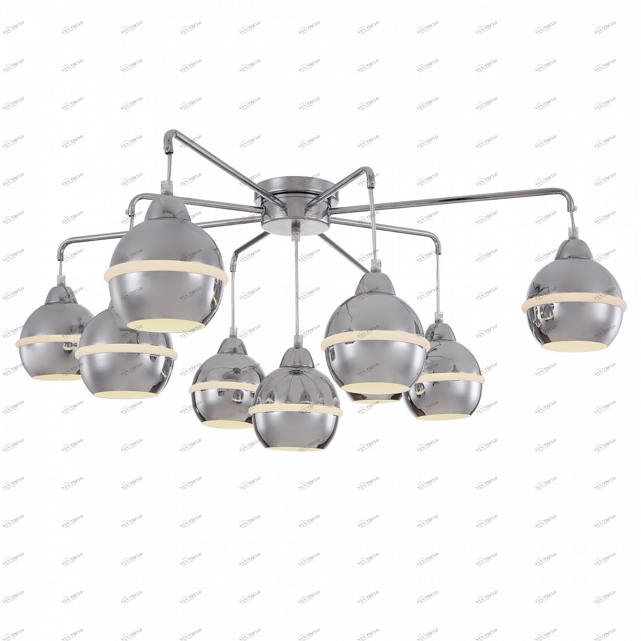 Светильник потолочный на 9 ламп хром Tommasa FR5004CL-09CH FREYA MODERN 00-3957026 Хром