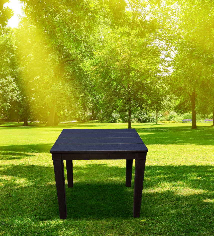 Стол садовый ЭЛЛАСТИК-ПЛАСТ «Прованс» квадратный 83×83×82 см шоколадный 82255692 STLM-0023264 - Вид №3