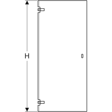 500.920.00.5 Распашная дверь IDO Design Geberit  - Вид №3