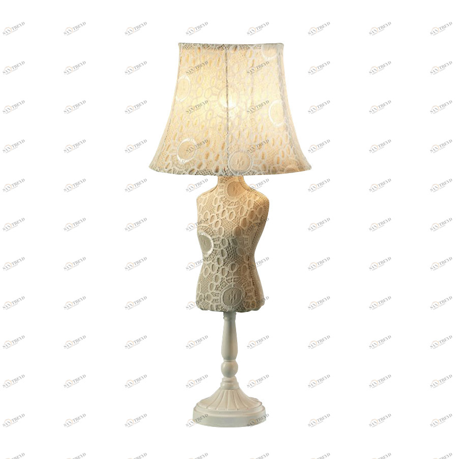 Настольная лампа Vogue от Schuller свтелый текстиль 764872 SCHULLER ИНТЕРЬЕРНЫЕ 244871 Белый 