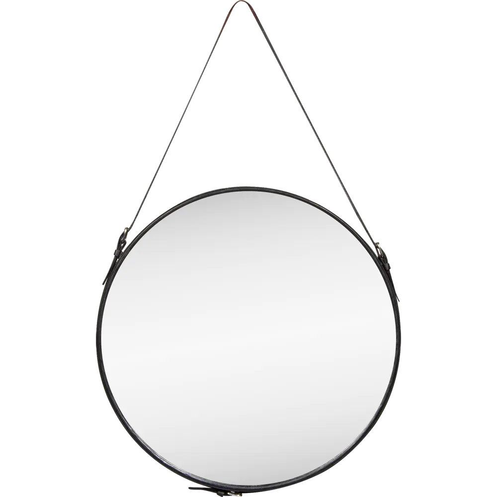 Зеркало  Ø50 см цвет чёрный SWENSA BSR-0087BK-50 STLM-2033469 - Вид №1