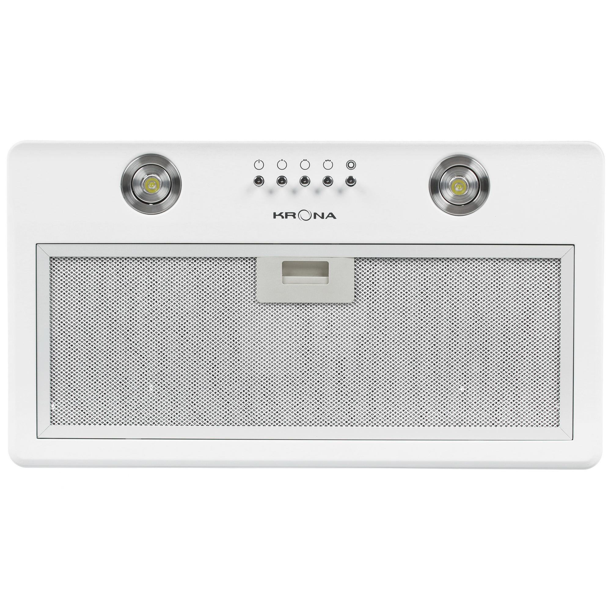 8184306 Вытяжка полновстраиваемая KRONA RUNA 600 PB белый STDN-0002000 - Вид №5