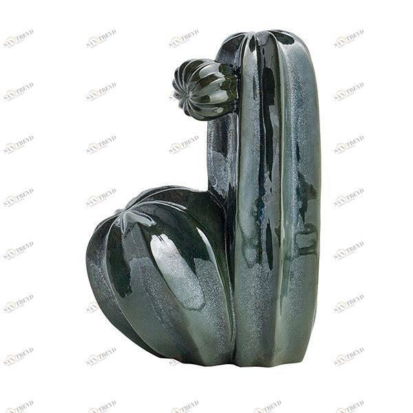 Керамический кактус Cacti Dos 20х15х25 см, темно-зеленый Hay 506303