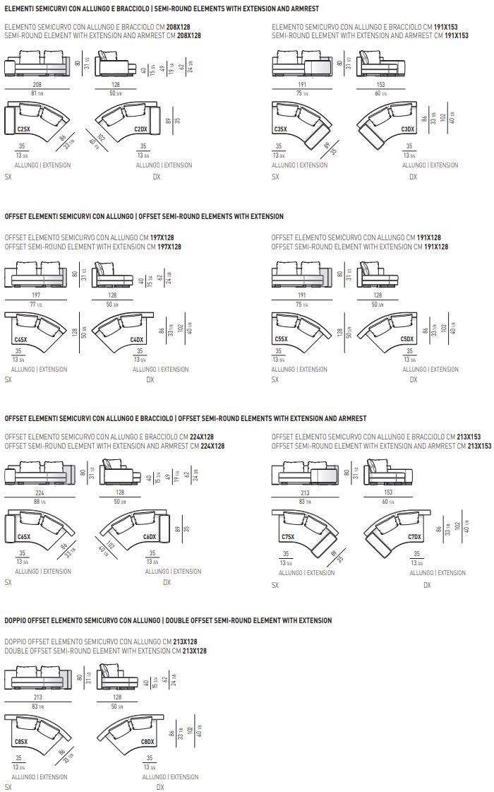 Minotti Секционный модульный диван из ткани sun-id-1383757 - Вид №19