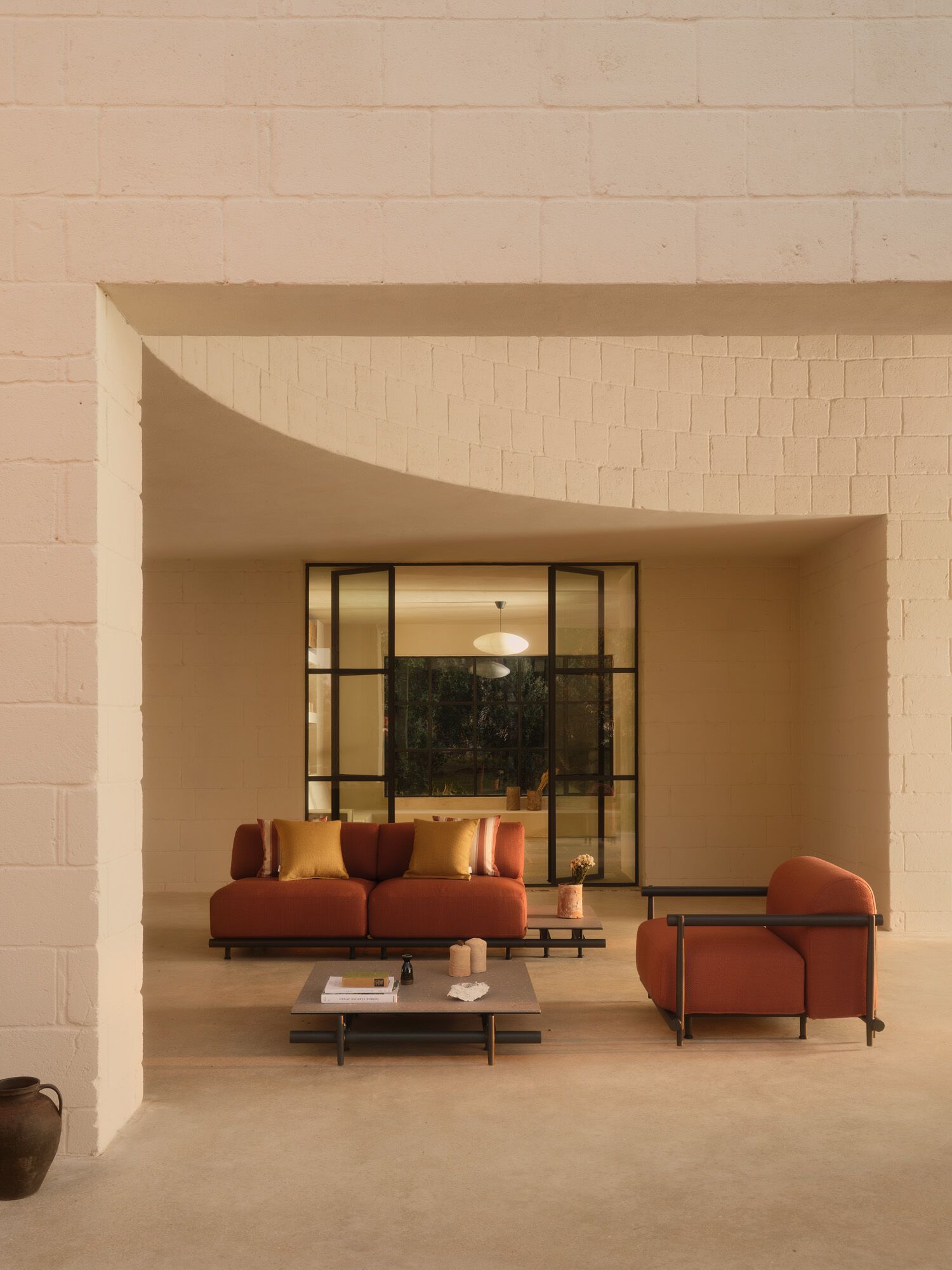 Тканевое садовое кресло с подлокотниками Unopiù Давос ARCH-00087154 - Вид №2