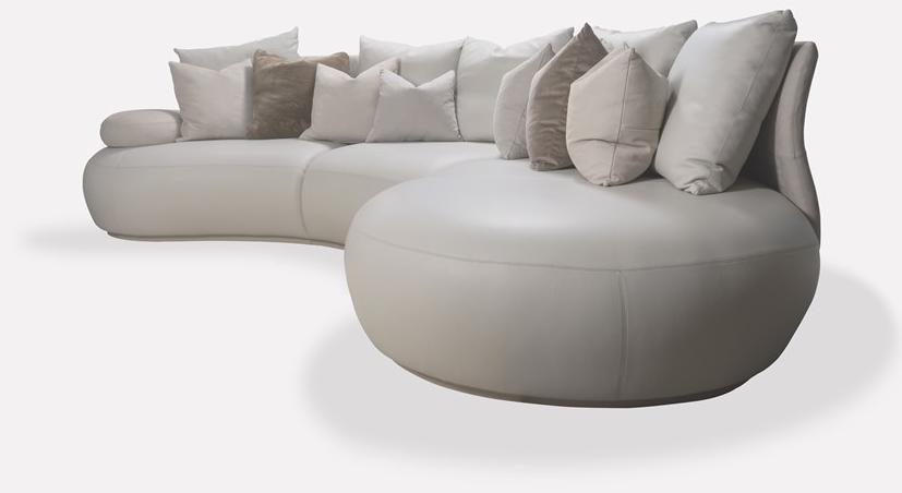 MORADA Изогнутый диван из нубука  Bahia royal sol  - Вид №1