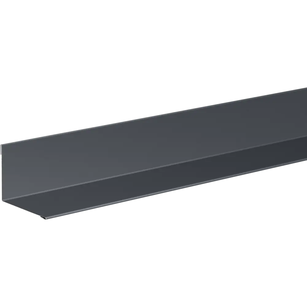 Планка для внутренних углов 50x50 мм 2 м 0.4 мм RAL 7024 серый Santreyd STLM-2115297