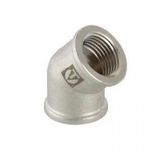 VTr.091.N.0004 Фитинг резьбовой – угольник 45° Valtec 1/2"