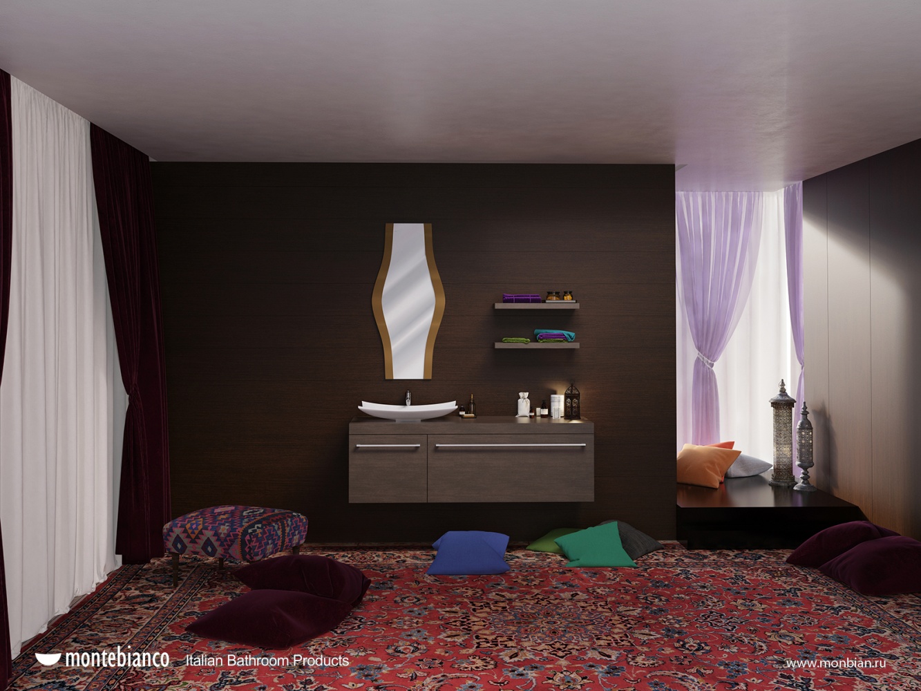 13162 Раковина Montebianco Lugano Santreyd - Вид №8