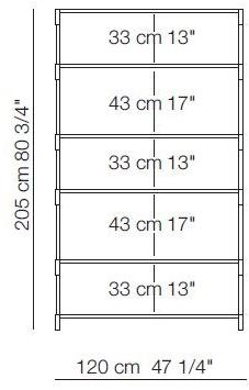 arflex Книжный шкаф из дерева Match sun-id-1402736 - Вид №13