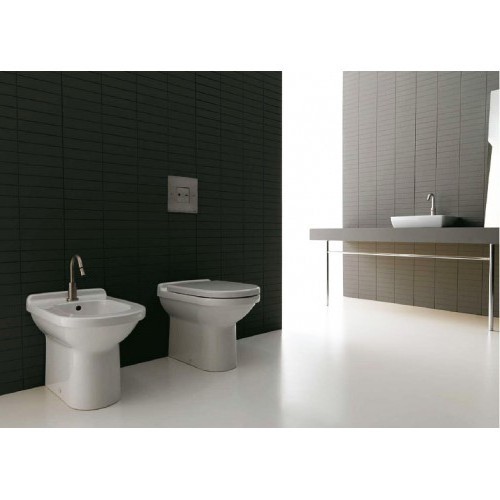 42213 Приставной унитаз напольный Белый  Due Италия Santreyd - Вид №4