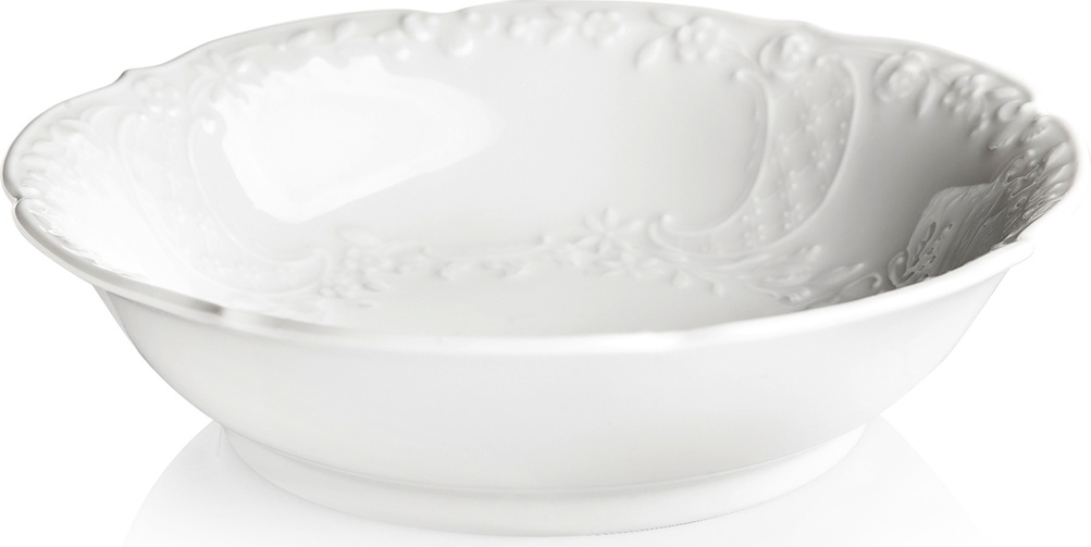 10528221 Meissen Салатник индивидуальный 14см "Новый марсель, белый рельеф" Фарфор 