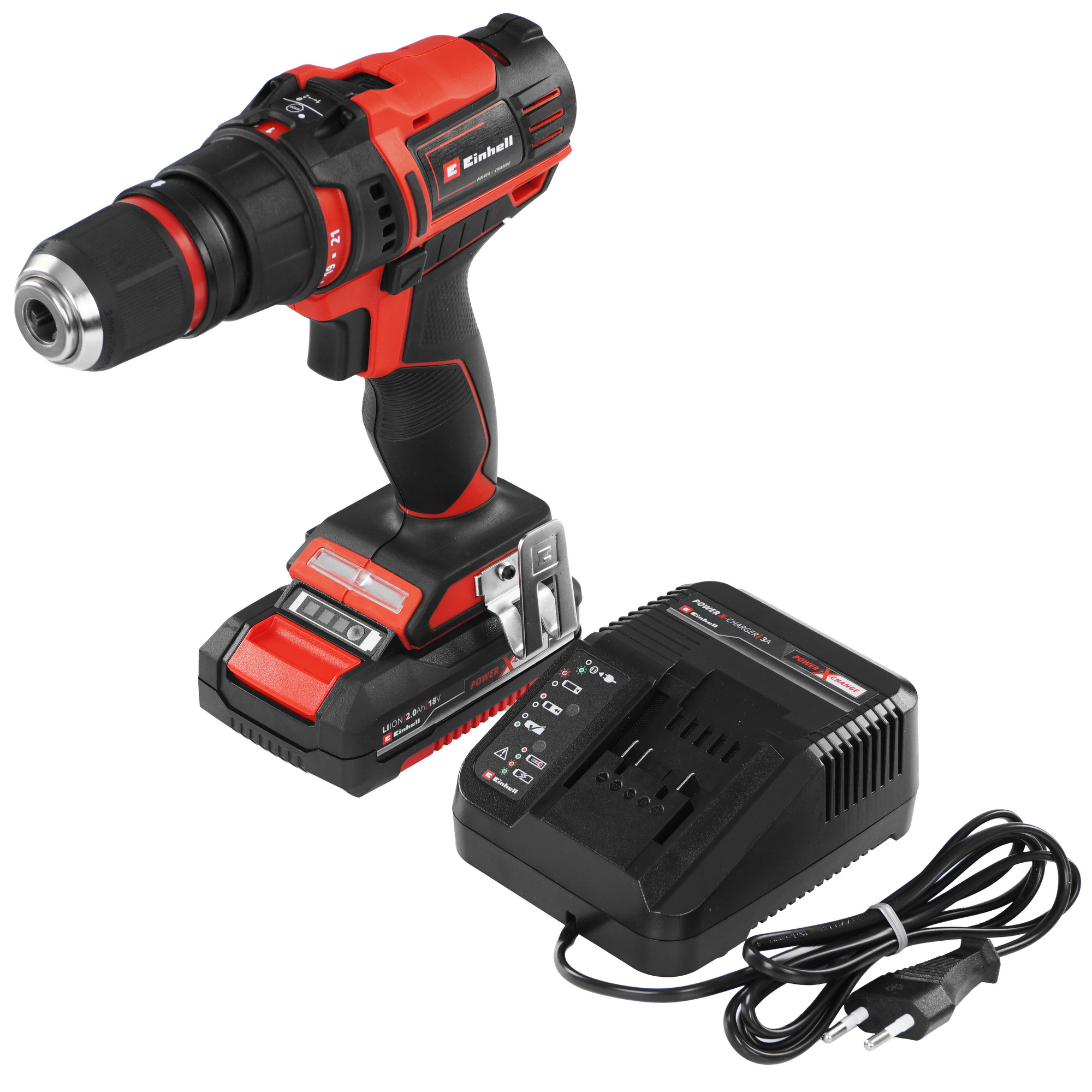 Дрель-шуруповерт Einhell PXC TE-CD 18/45 3X-Li Power X Change 18V 9167316 STDN-0119547 - Вид №4
