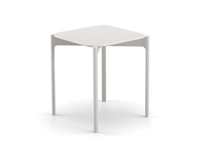 Алюминиевый квадратный садовый столик с порошковым покрытием с верхней частью HPL DEDON IZON ARCH-00028327