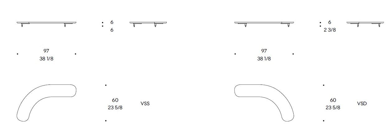 Низкий деревянный журнальный столик для гостиной Liu Jo Living Collection ARCH-00046509 - Вид №2