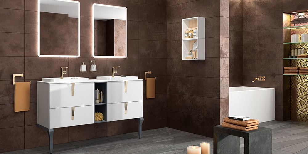 Sonia Дозатор для жидкого мыла настенный S7-Midcentury Design Золото S7-MID CENTURY DESIGN 138456 - Вид №2