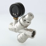 VT.082.N.05 Редуктор давления с фильтром и манометром Valtec 3/4"  - Вид №5