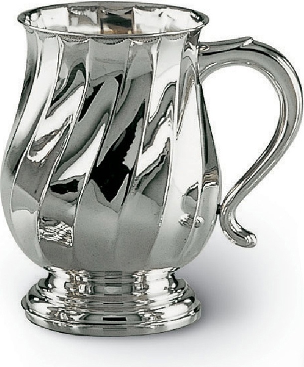 88285 Schiavon Кружка 14см "Торсо" (серебро 925пр) Серебро 925 