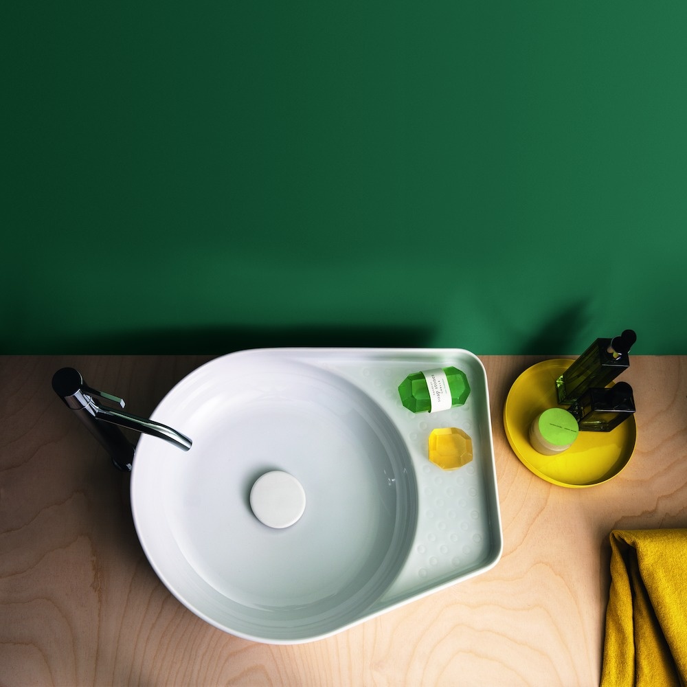 H8122810001091 Раковина-чаша, с полочкой и местом для смесителя LAUFEN PRO - Вид №8