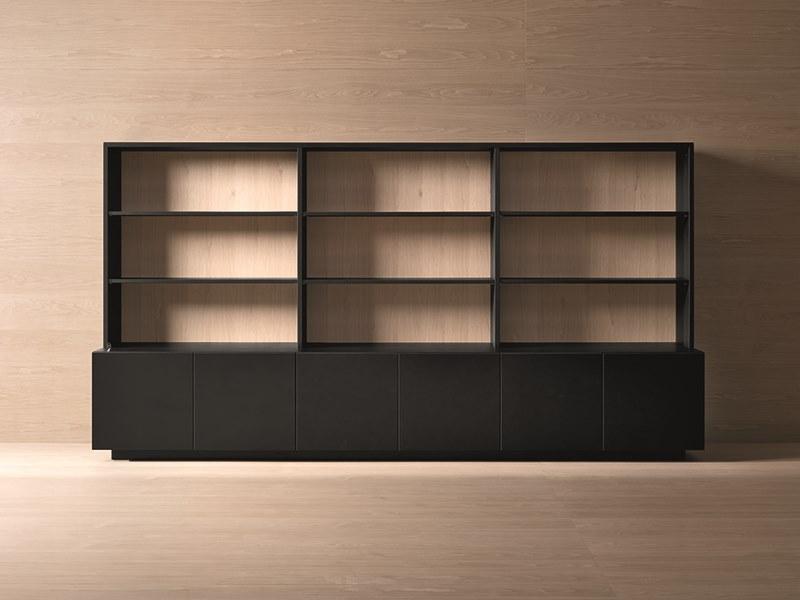 MASCAGNI Отдельностоящий офисный книжный шкаф из дерева Mast sun-id-1475206 - Вид №3