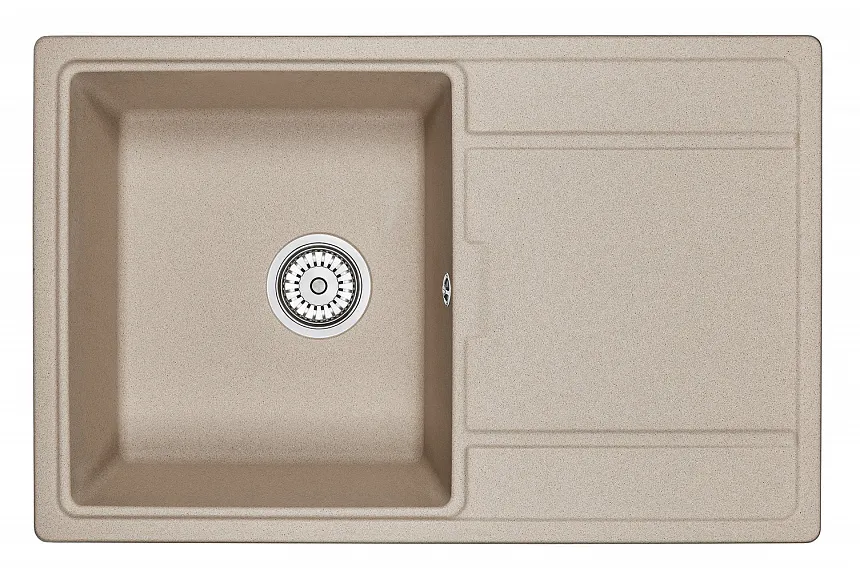 7804, ПЕСОК, кухонная мойка, кварц GRANULA 7804-ST189 - Вид №1
