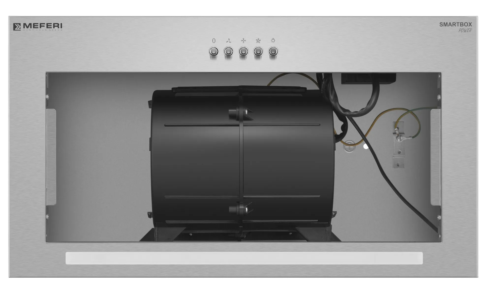 9168721 Вытяжка полновстраиваемая Meferi SMARTBOX52IX POWER серый STDN-0112984 - Вид №5